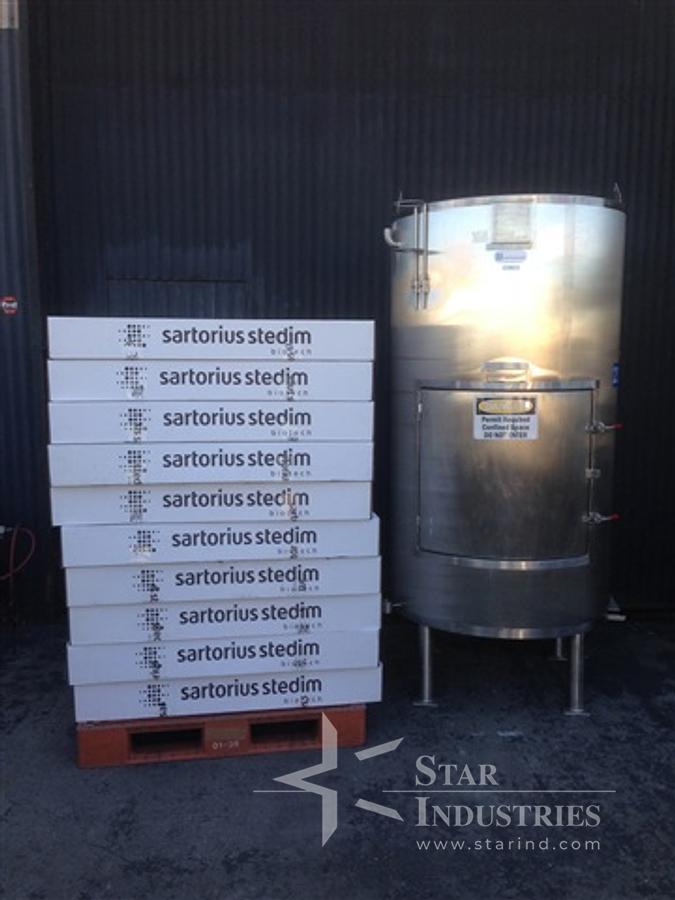 Used 1000 Liter Stainless Technology Jacketed Bag Vessel