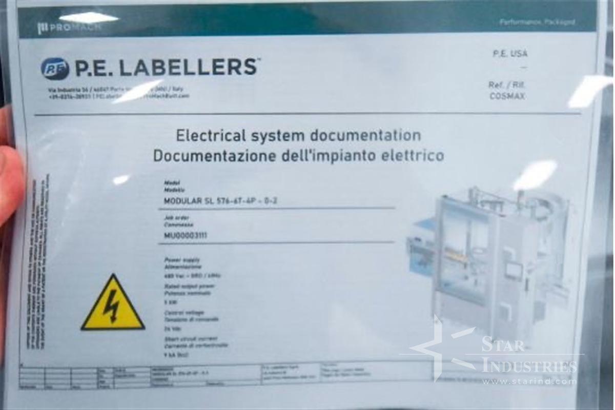 Used P.E Automatic labelling machine Series SL KD776