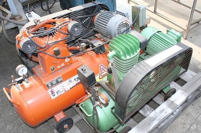 Used (2) Air Compressors, 1 & 2 h.p.
