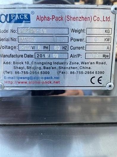 Used AlphaPack 6 Piston Liquid Filler