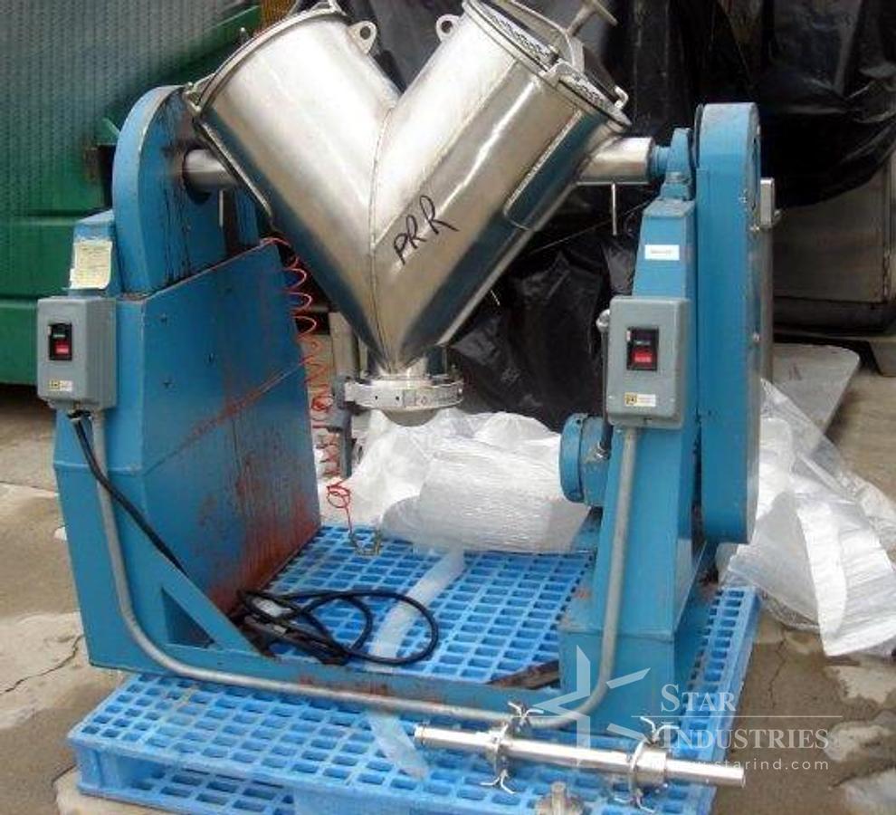 Used Patterson Kelley 2 c.f. V-blender w/ intensifier bar