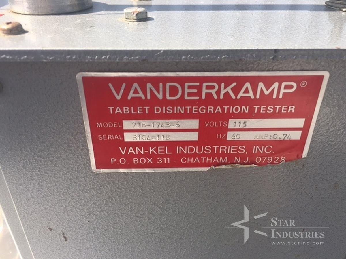 Used Vanderkamp Tablet Disintegration System