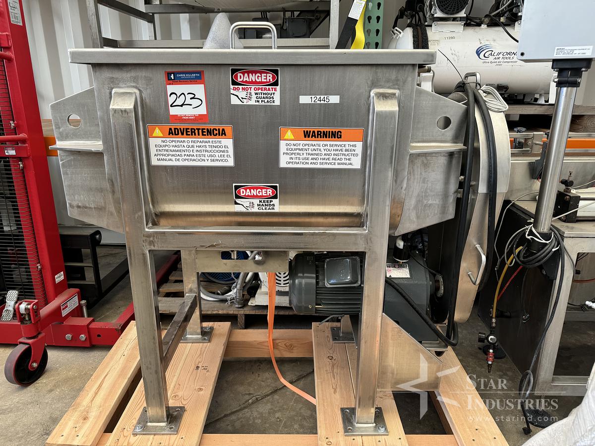 Used 5 c.f. S.S. Double-ribbon Blender