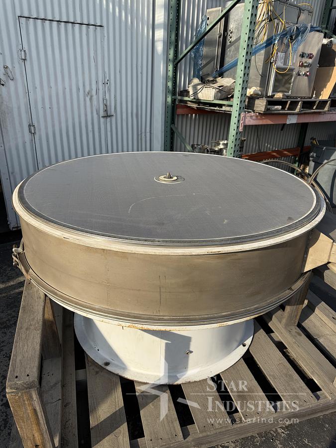 Used Sweco 60" Separator, 3-deck,2 Seperations, carbon steel