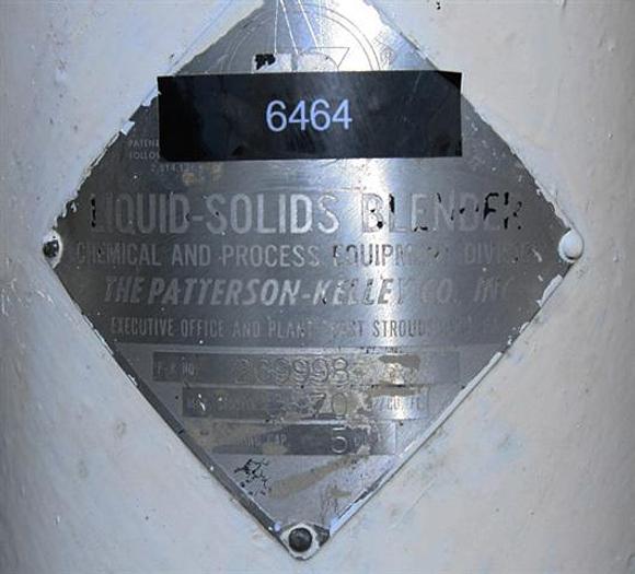 Used Patterson-Kelley 5 c.f. V-blender w/ Liquids-Solids Bar