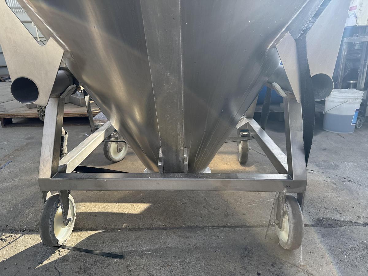 Used Tote, Bohle Bin, Stainless Steel