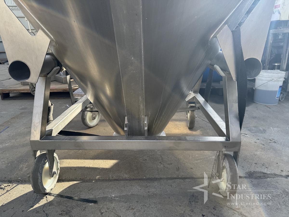 Used Tote, Bohle Bin, Stainless Steel