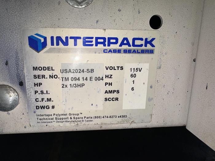 Used IPG Interpack Case Taper