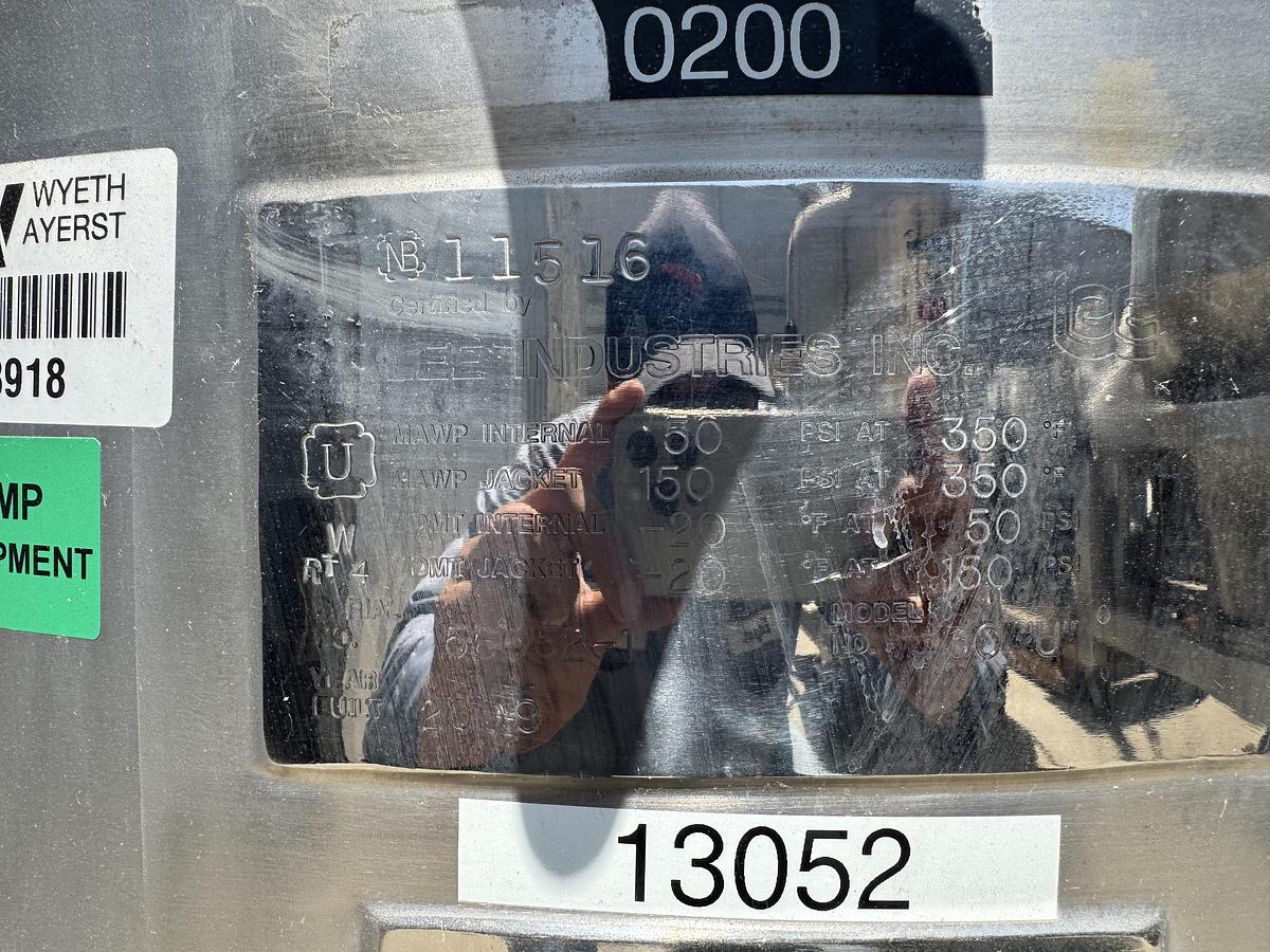 Used 30 gallon Lee Reactor w/ Lightnin Mixer