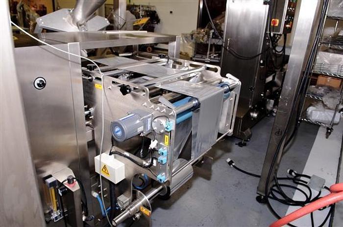 Used Ohlson 14 Head Combination Weighing Machine w/ Vertical Form Fill & Seal Bagging Machine