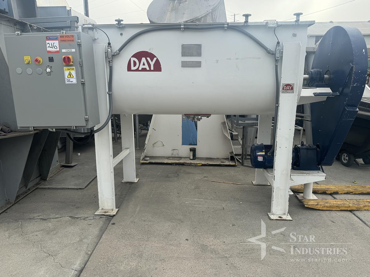 Used 35 Cu Ft J.H. Day S.S. Ribbon Blender