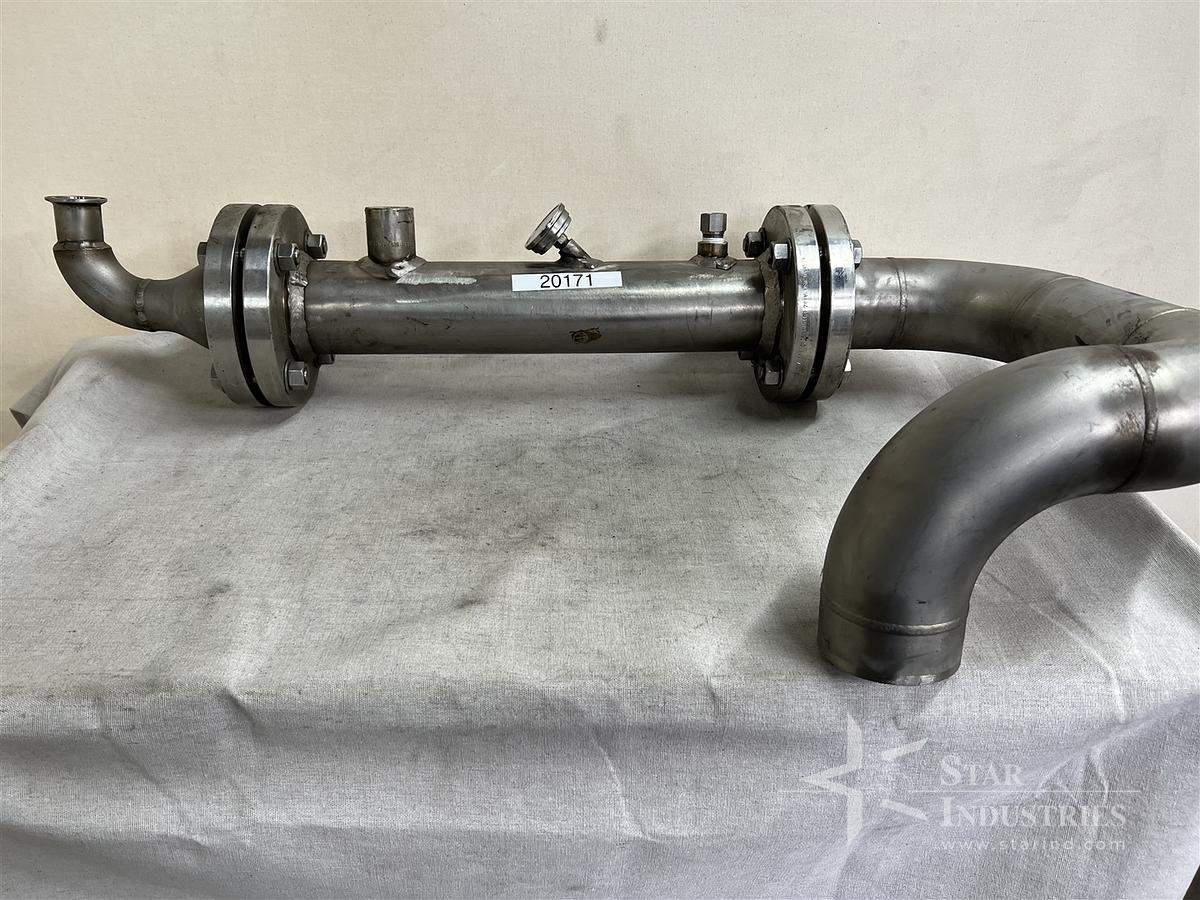 Used Curved Stainless Steel Pipe for High Temperature Fluid