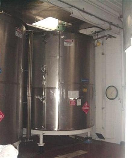 Used 3,000 gallon Tolan Stainless Steel Tank
