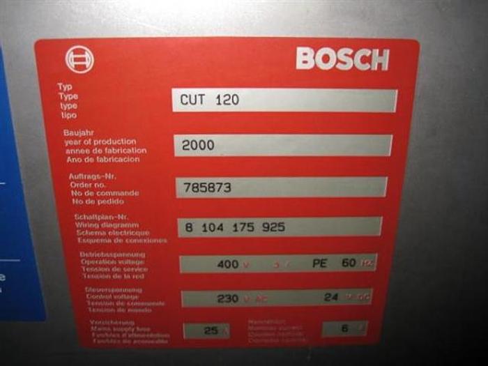 Used Bosch CUT 120 Cartoner