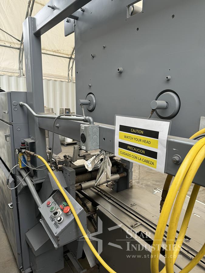 Used FMC Model WA-520 Flow-Wrapper w/ Conveyor