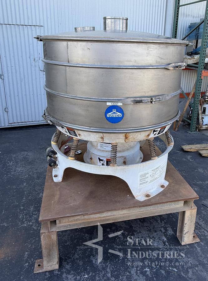 Used Sweco 48" S.S. Separator/Sifter, Model XM48S