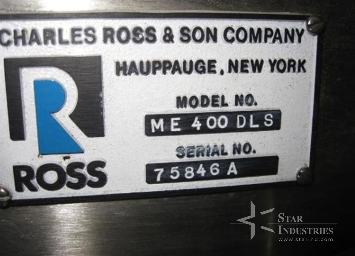 Used Ross ME400DLS Inline Homogenizer