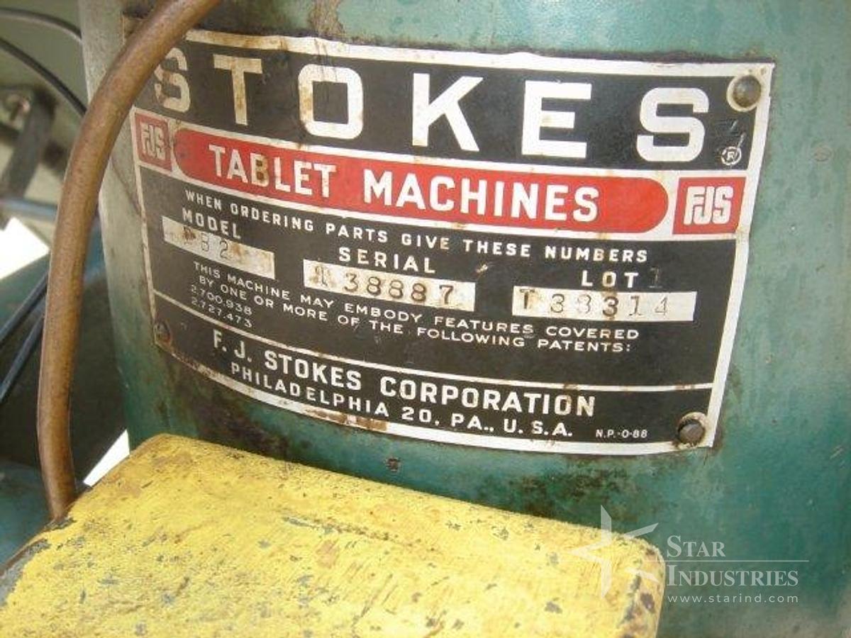Used Stokes 27 station BB2 Tablet Press