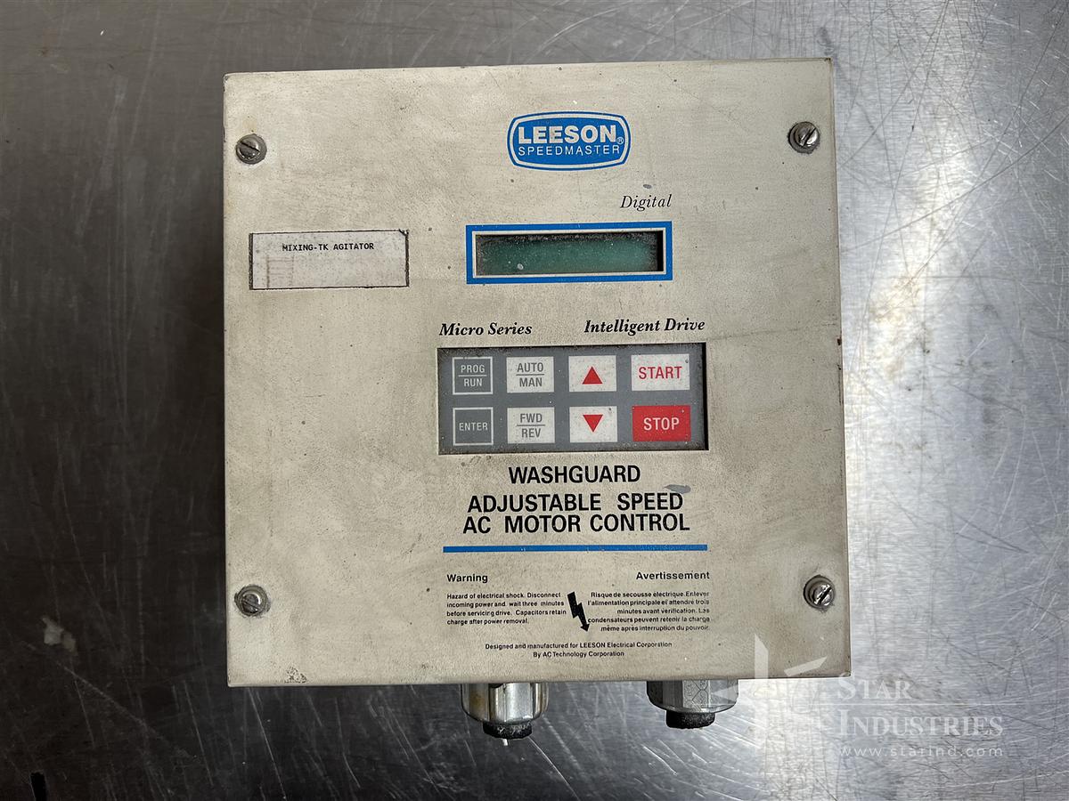 Used Leeson Speedmaster AC Motor Control
