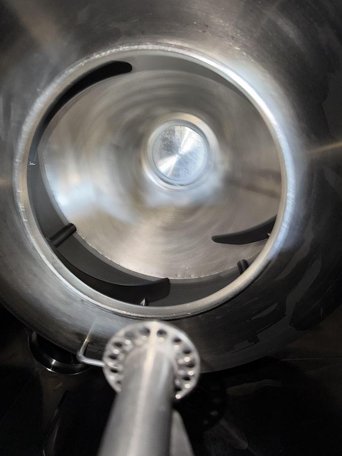 Used Thomas Compulab Coating Pan w/ 36", 24" & 12" Pans