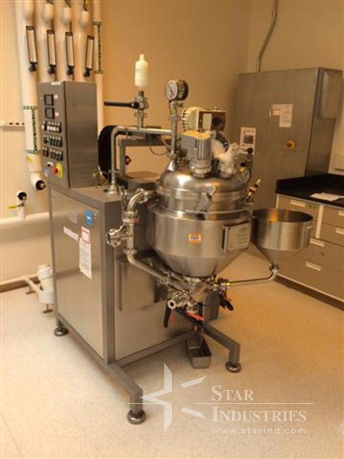 Used Koruma DISHO S100/45 Mixing Kettle w/ Nano DeBEE Homogenizer
