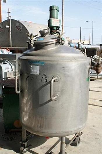 Used 175 gallon Mueller Jacketed Tank w/ Lightnin Mixer
