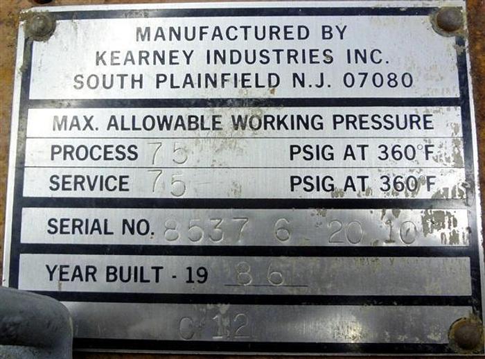 Used Kearney Graphite Block Type Heat Exchanger