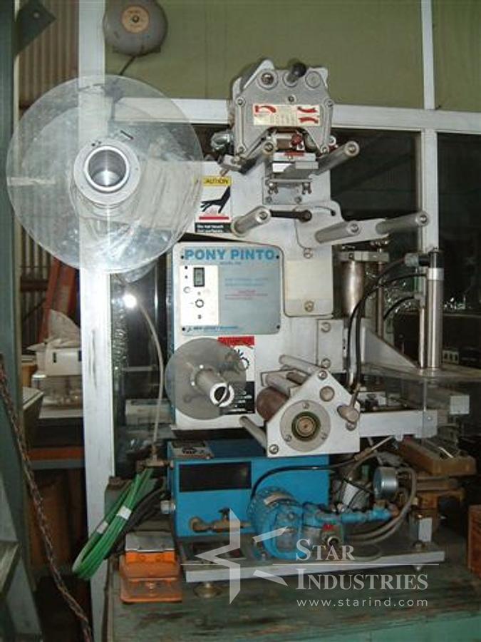 Used NEW JERSEY PINTO-PONY TABLE-TOP LABELER