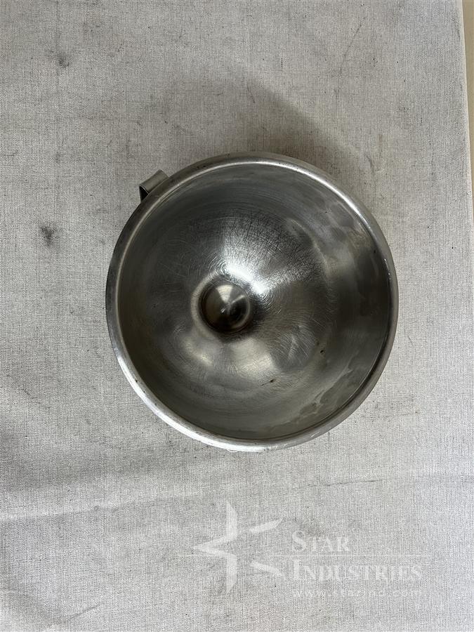 Used Hobart Equivalent Stainless Steel Mixing Bowl 5 Quarts