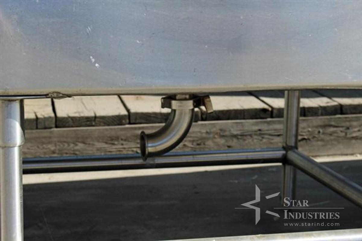 Used Stainless Steel Washing Table 8' x 3'