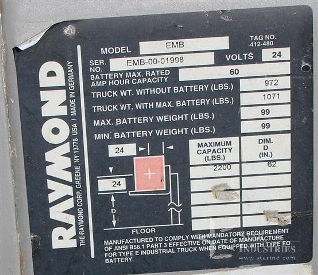 Used Raymond Lift