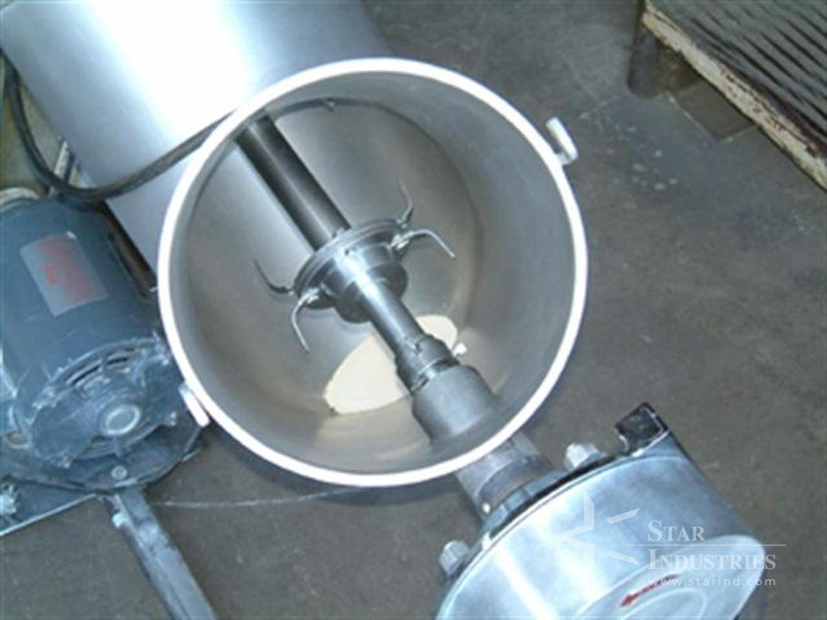 Used Patterson-Kelley 16 qt. V-blender w/ liquids-solids bar