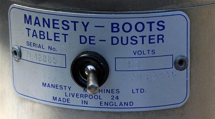 Used Manesty S.S. Tablet Deduster