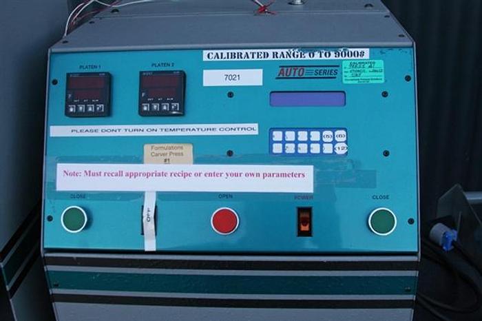 Used Carver Auto C-NE Lab Press w/ Controls