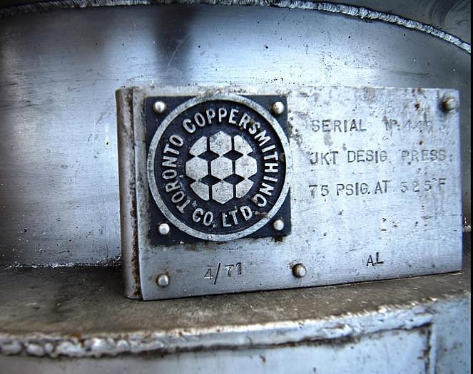 Used Tank, 750 Gallon, Stainless Steel, Jacket, Agitated