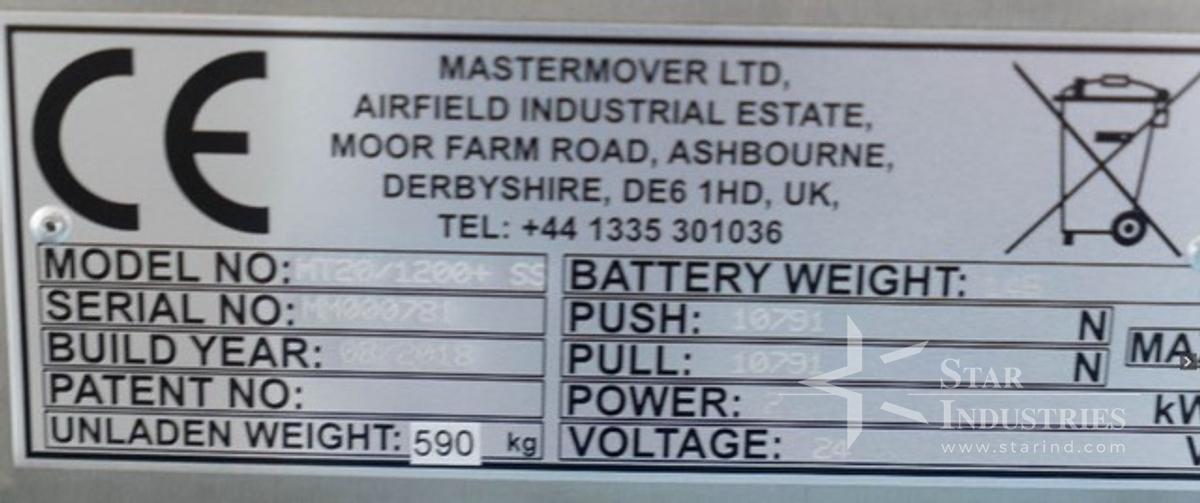 Used Master Mover MT20/1200 TUG+SS