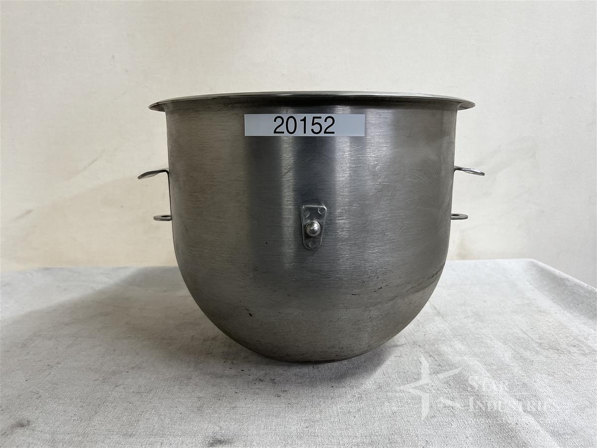 Used Hobart Equivalent Stainless Steel Mixing Bowl 20 Quarts