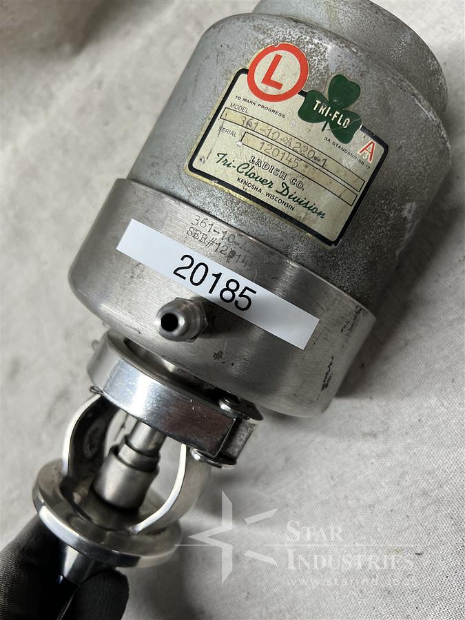 Used Tri-Flo Air Actuated Valve