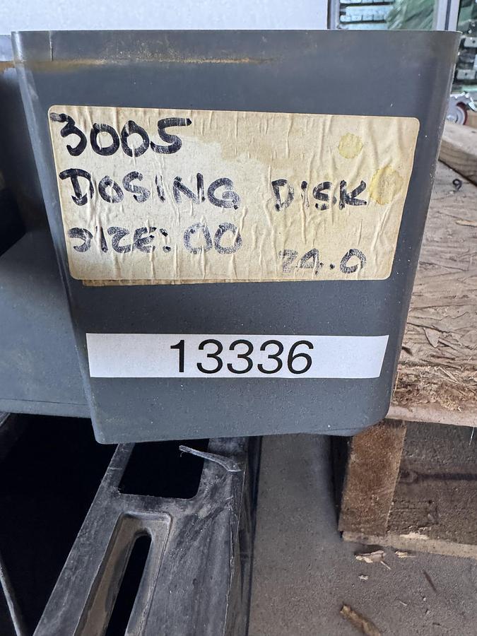 Used Bosch Dosing Discs 3005, Size 00, 24.0mm