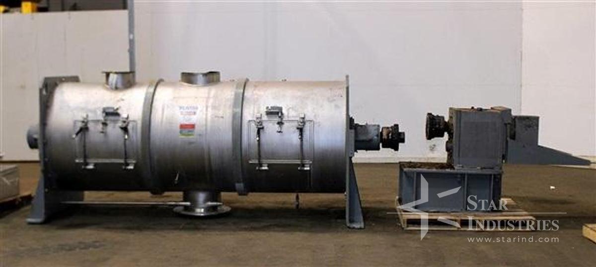 Used O'HARA STAINLESS RIBBON BLENDER, APPROX. 52 C.F.