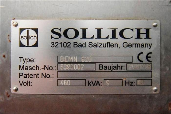 Used Sollich Bottom Enrober