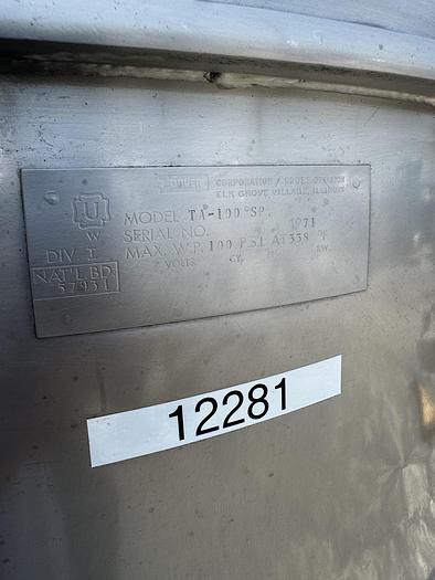 Used 30 gallon Dover TA-100