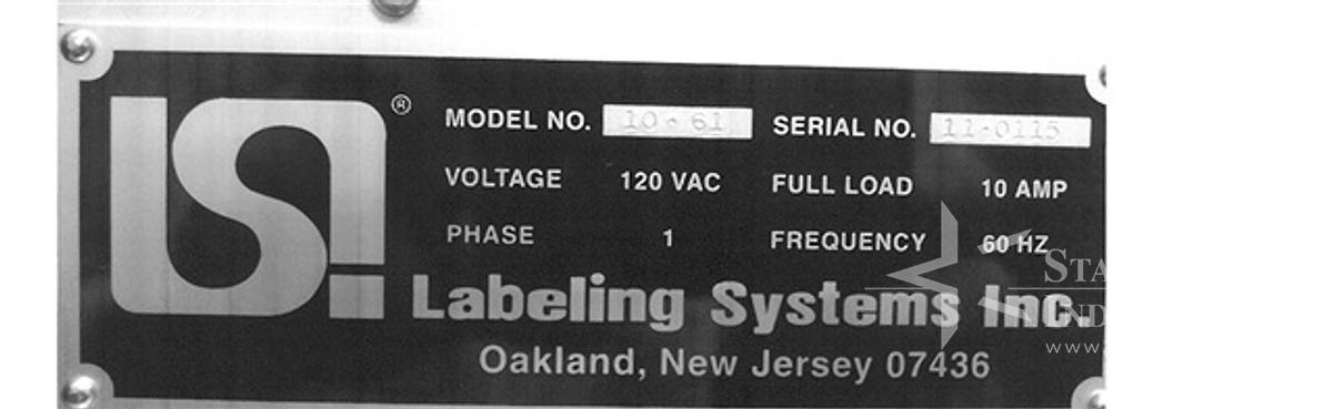 Used LSI Model 10-61 Labeler
