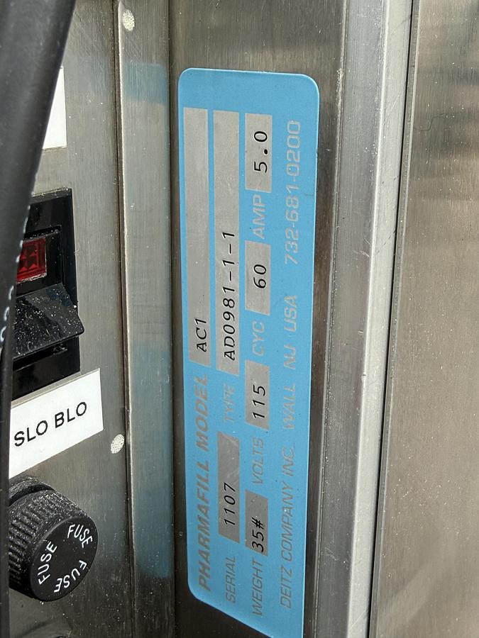 Used Dual - Pharmafill Deitz Counter