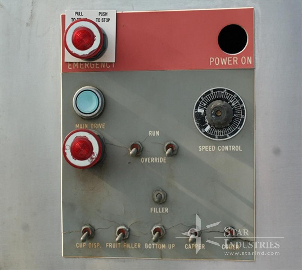 Used Autoprod Twin Piston Filler/Capper, Model RO-A7