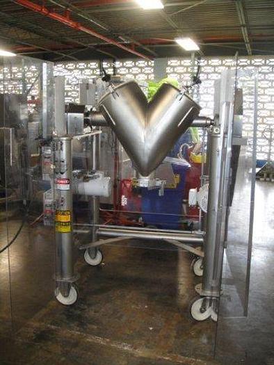 Used 2 cu ft Patterson Kelly Twin Shell Blender, Liquid/solids