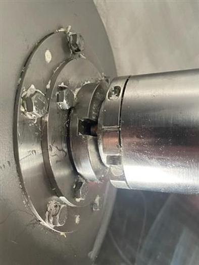 Used 75 c.f. Patterson-Kelley S.S. Twin Shell Blender w/ Liquids-Solids Bar