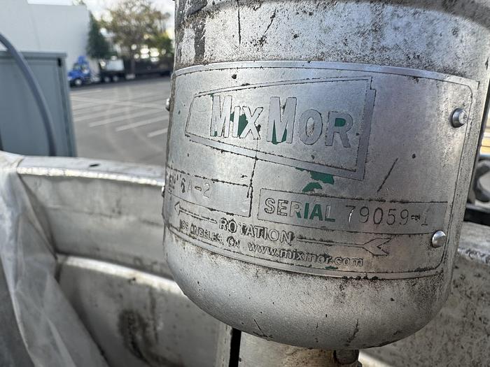 Used Tank, 800-Gallon, Stainless Steel, Agitated, MIX-MOR Mixer