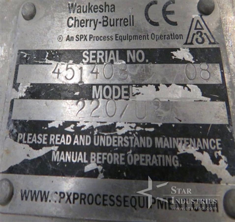 Used Waukesha 220/U2, 30 HP Pump Skid