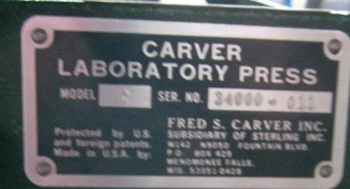 Used Carver Model 'C' Press